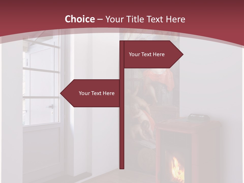 Macro Green Eyeball PowerPoint Template