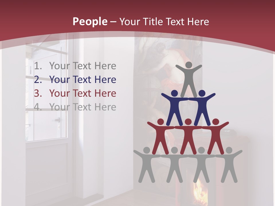 Macro Green Eyeball PowerPoint Template