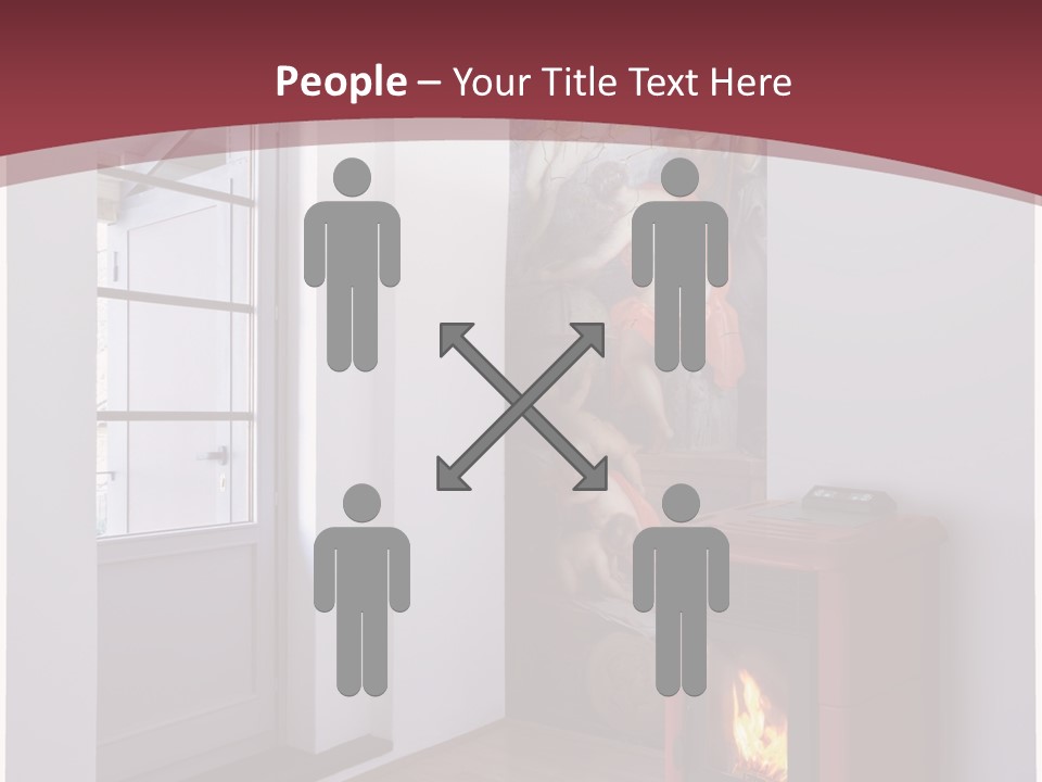 Macro Green Eyeball PowerPoint Template