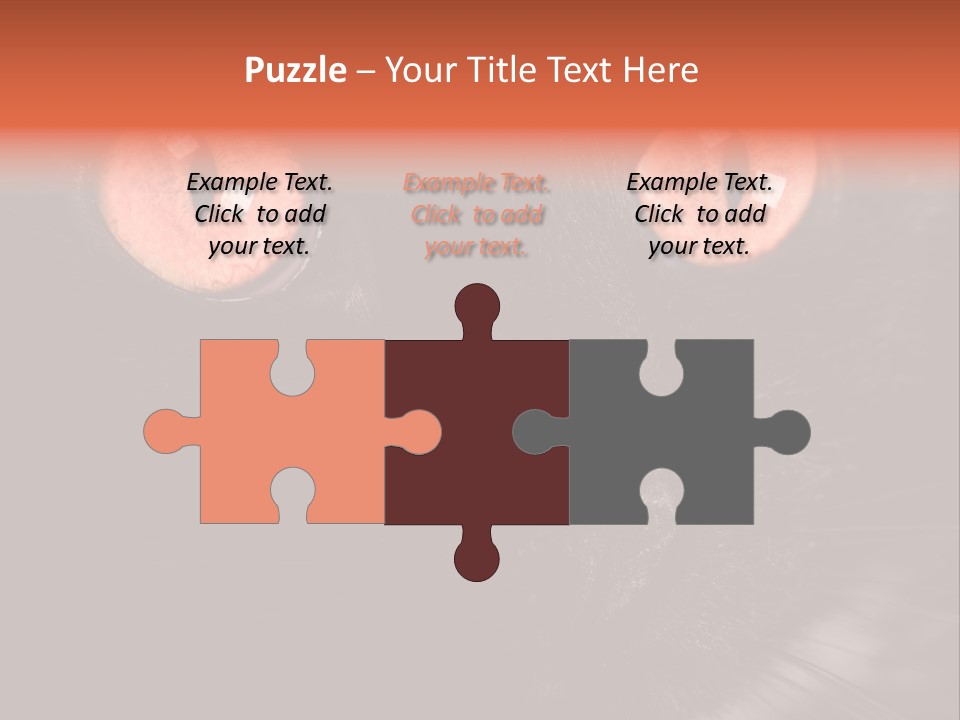 Macro Green Eyeball PowerPoint Template