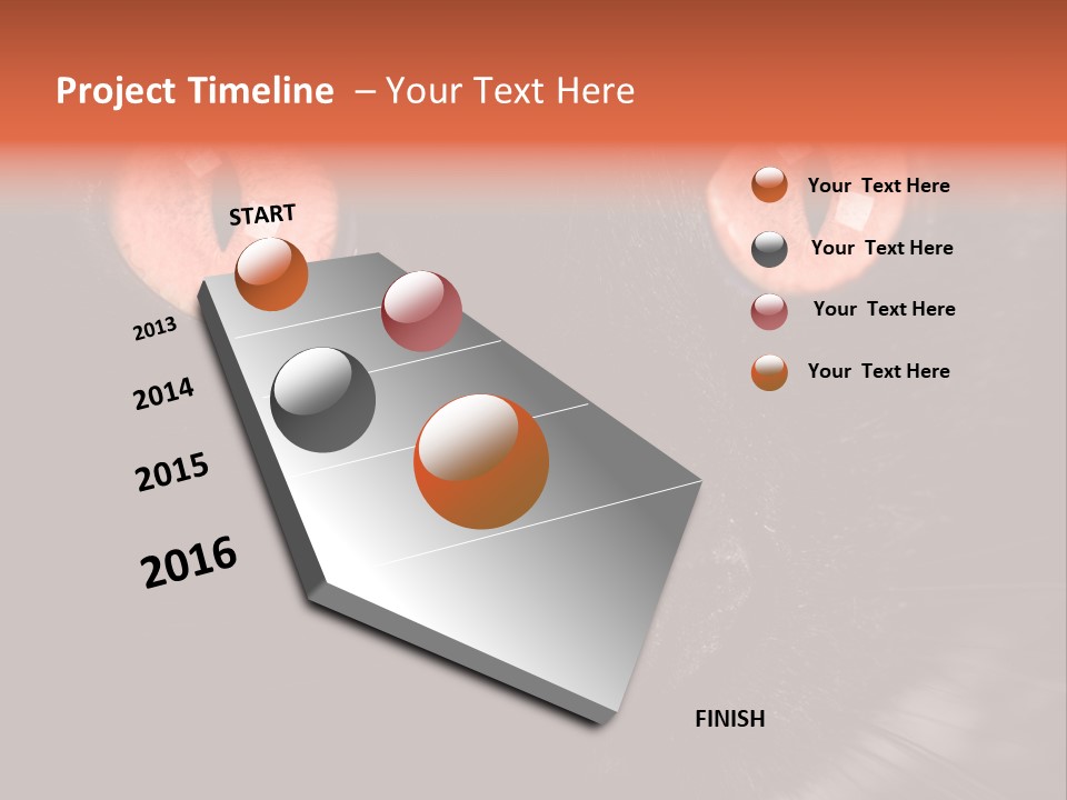 Macro Green Eyeball PowerPoint Template