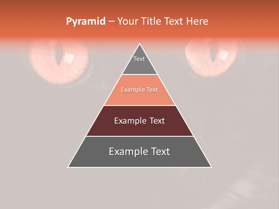 Macro Green Eyeball PowerPoint Template