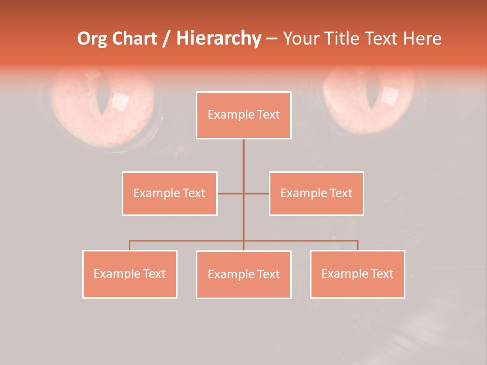 Macro Green Eyeball PowerPoint Template