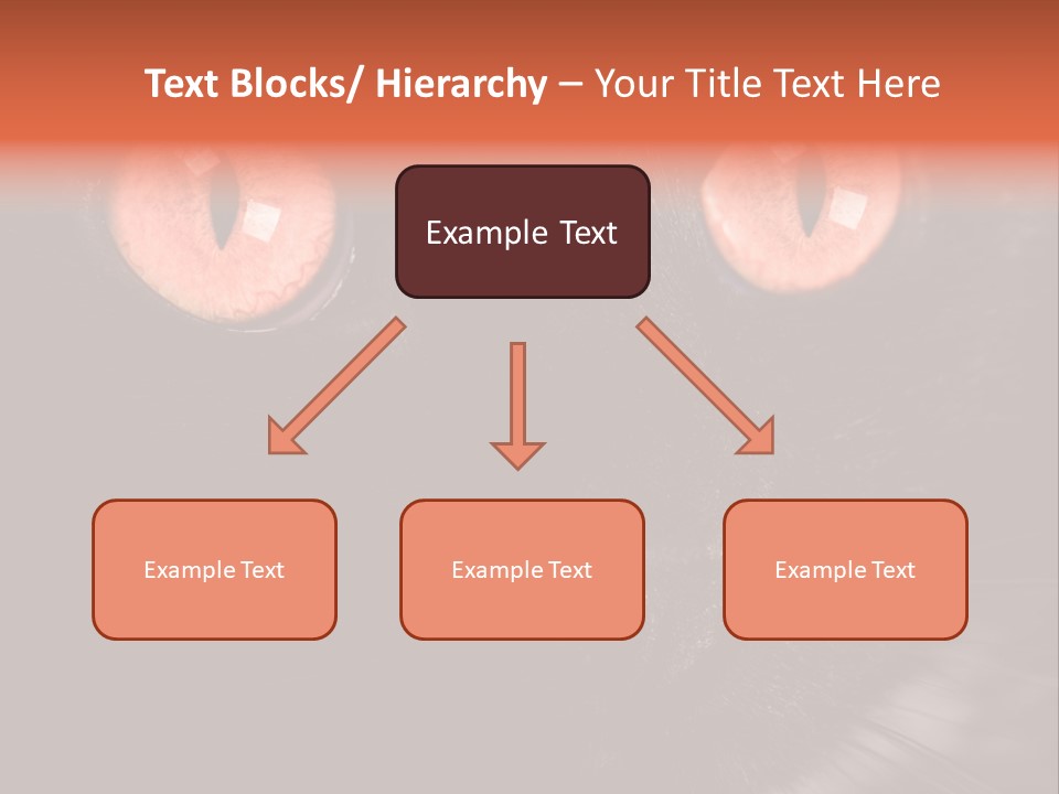Macro Green Eyeball PowerPoint Template