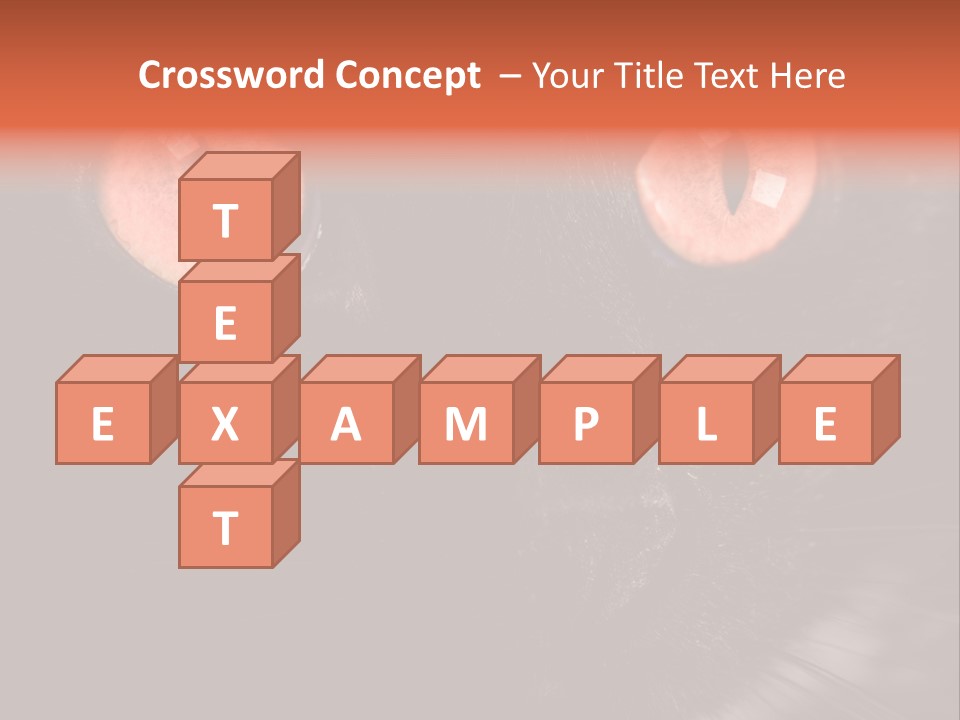 Macro Green Eyeball PowerPoint Template