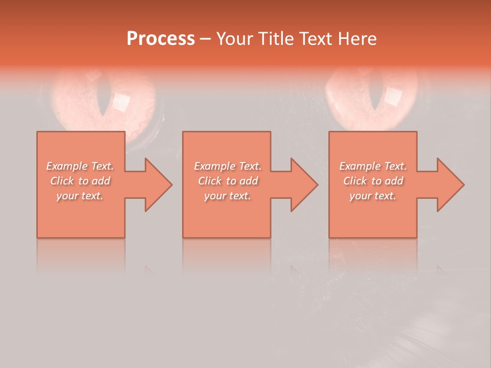 Macro Green Eyeball PowerPoint Template