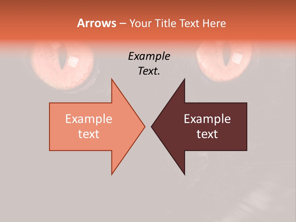 Macro Green Eyeball PowerPoint Template