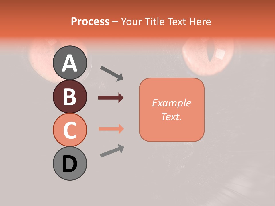Macro Green Eyeball PowerPoint Template