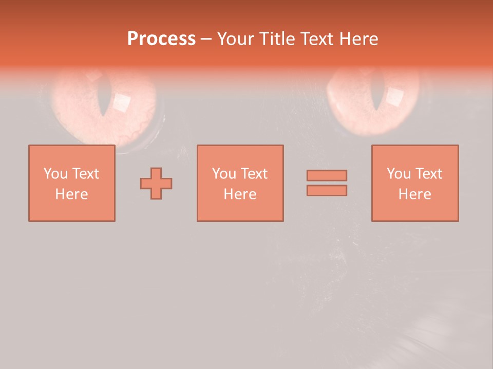 Macro Green Eyeball PowerPoint Template