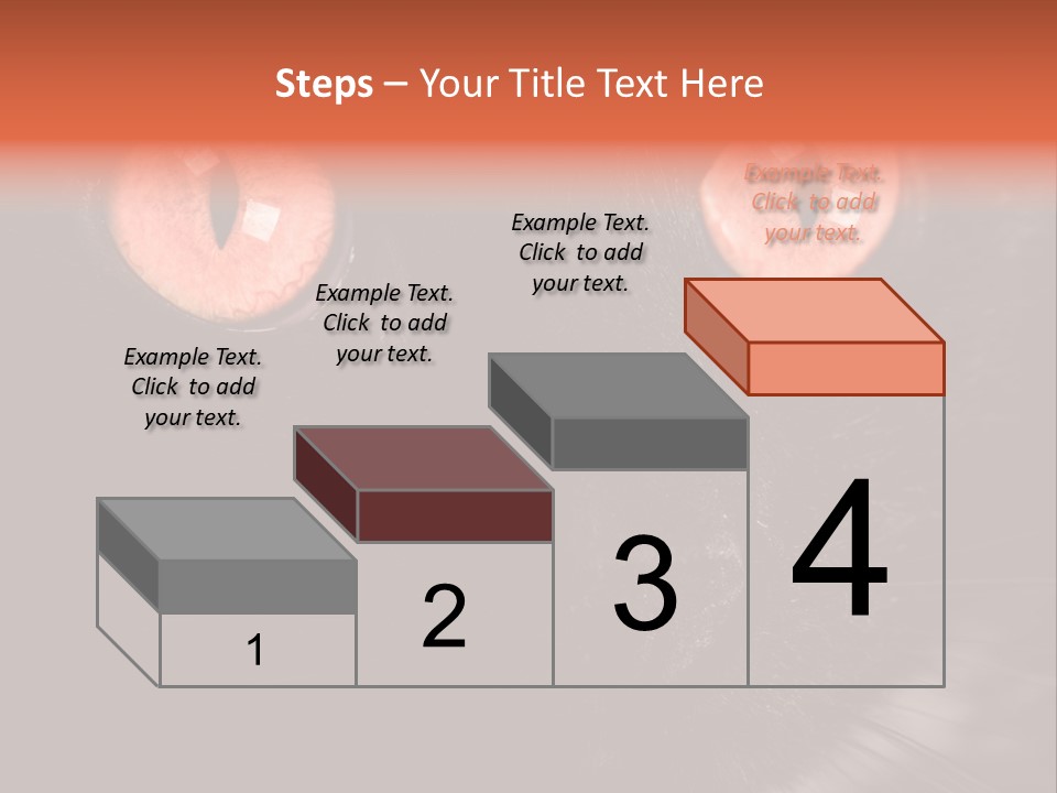 Macro Green Eyeball PowerPoint Template