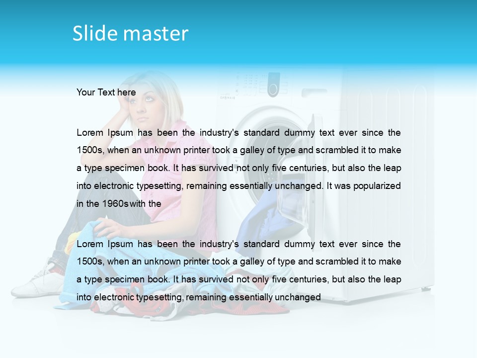 Lifestyle  White PowerPoint Template