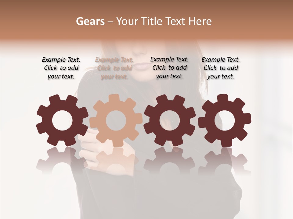 Gaze Teenager Depressed PowerPoint Template