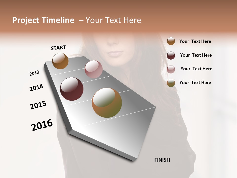 Gaze Teenager Depressed PowerPoint Template