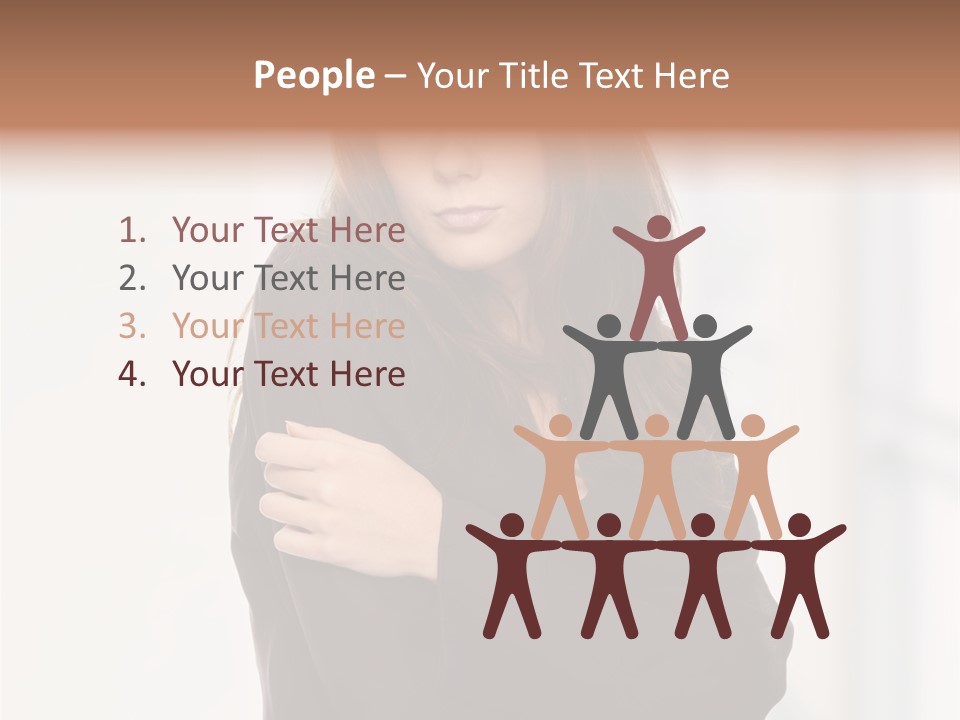 Gaze Teenager Depressed PowerPoint Template