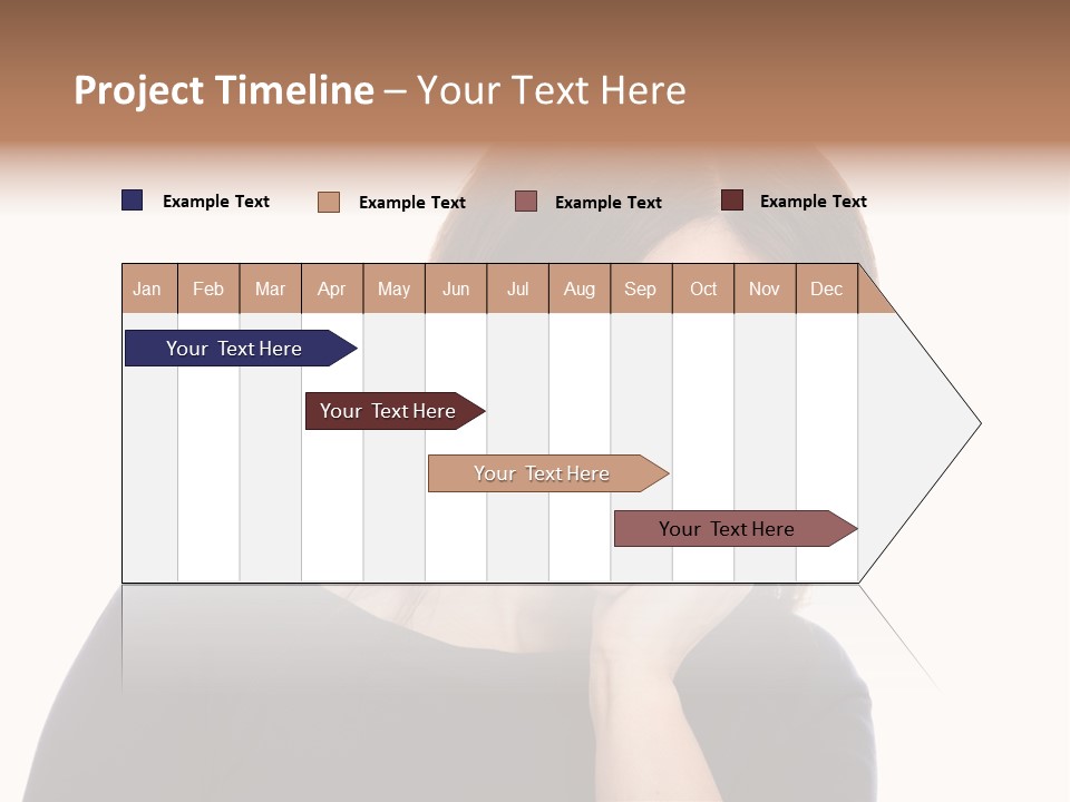 A Woman Holding Her Hand To Her Face PowerPoint Template