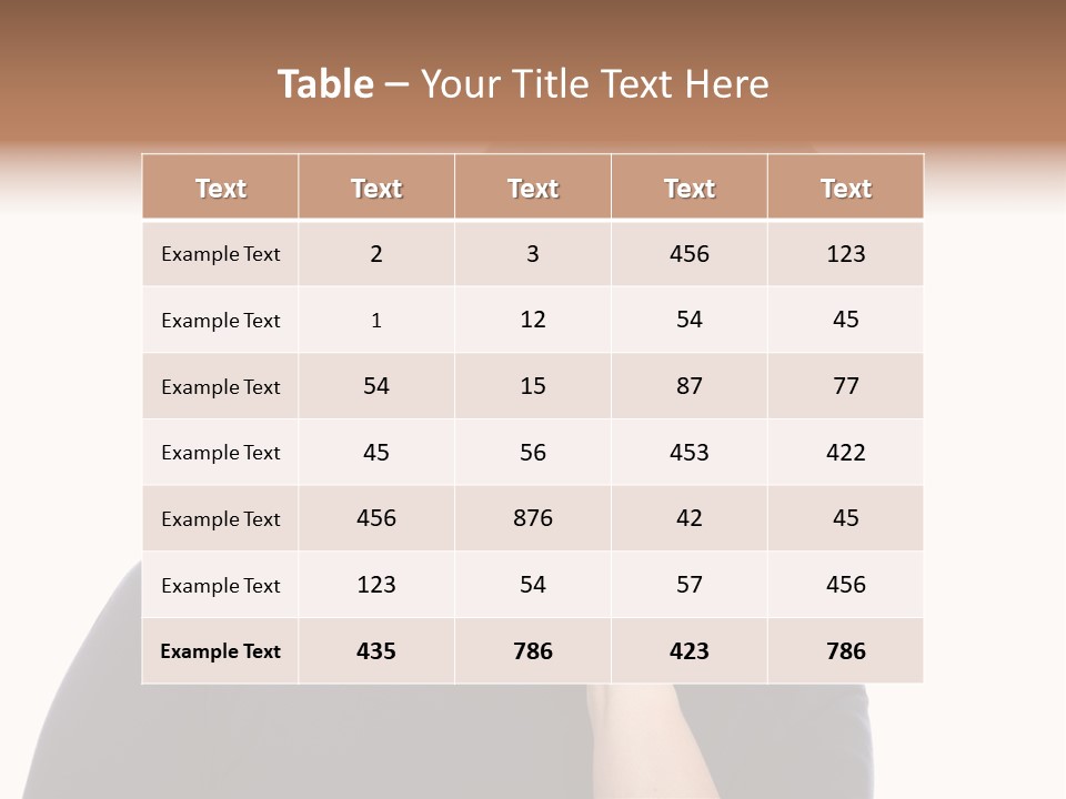 A Woman Holding Her Hand To Her Face PowerPoint Template