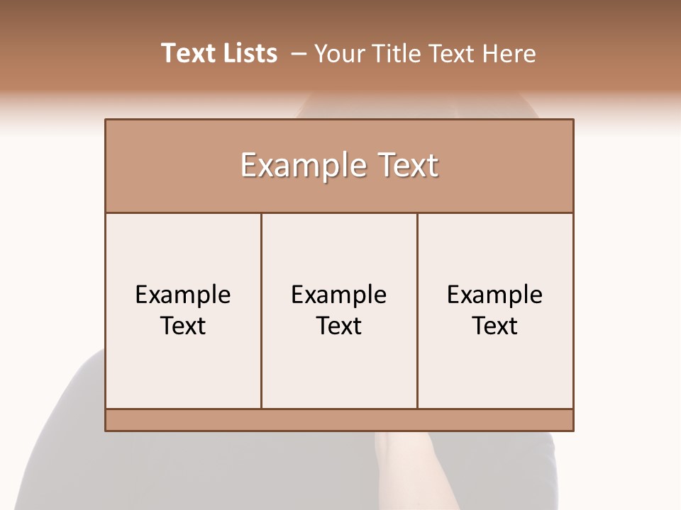 A Woman Holding Her Hand To Her Face PowerPoint Template