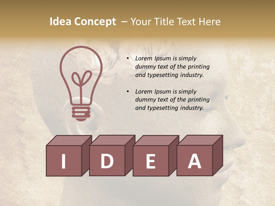 Plant Leaf Environment PowerPoint Template