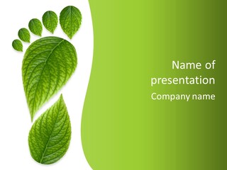 Plant Leaf Environment PowerPoint Template