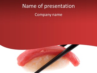 Tuna Kitchen Sushi PowerPoint Template