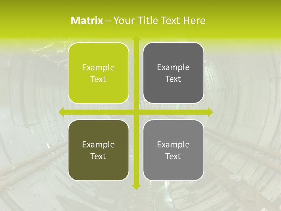 Engineering Tunnel Tbm PowerPoint Template
