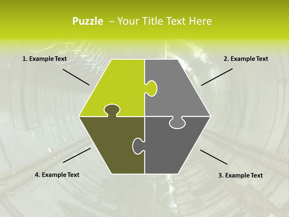 Engineering Tunnel Tbm PowerPoint Template