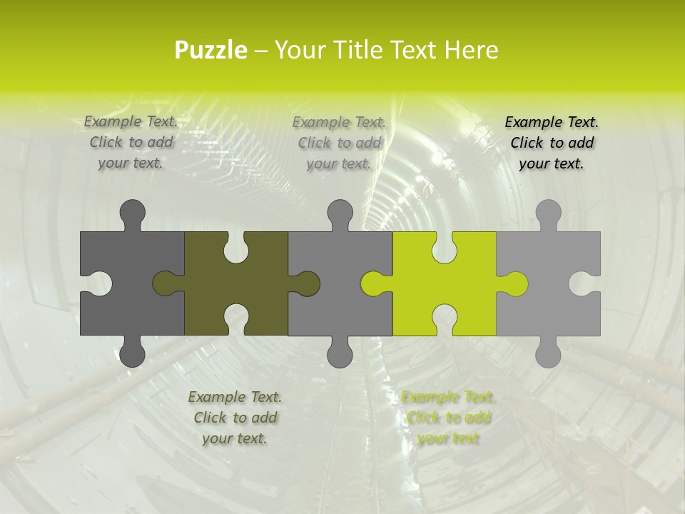 Engineering Tunnel Tbm PowerPoint Template