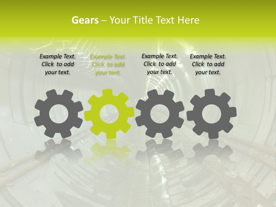 Engineering Tunnel Tbm PowerPoint Template