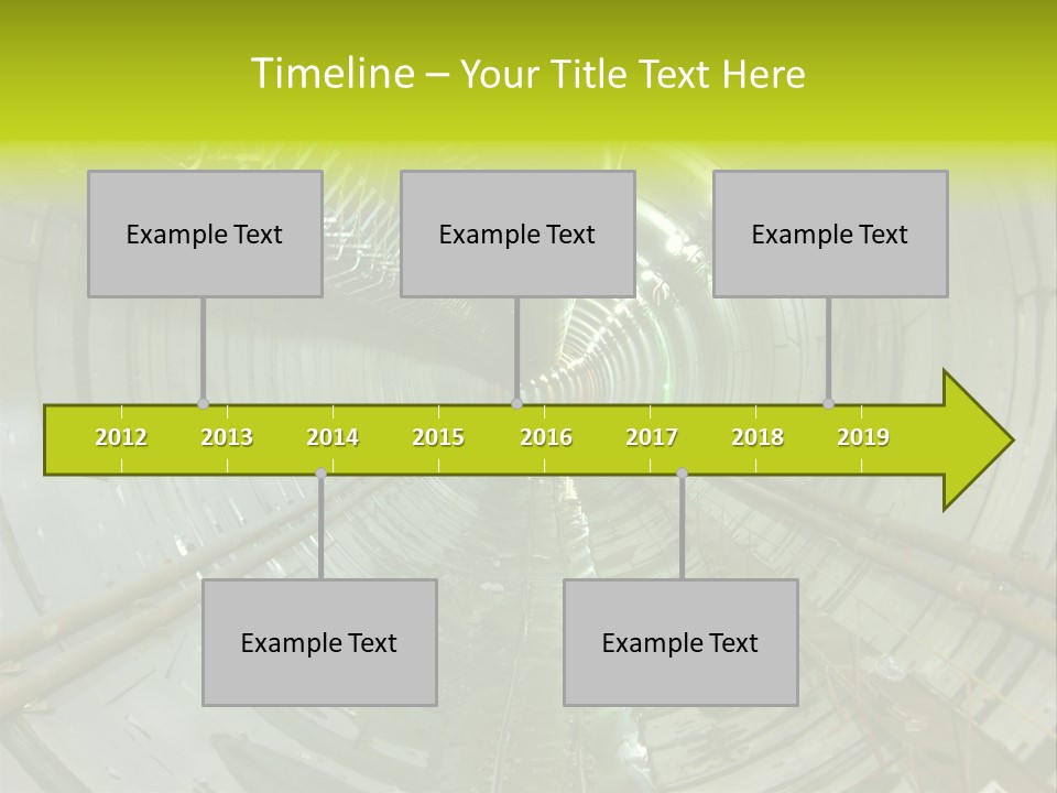 Engineering Tunnel Tbm PowerPoint Template