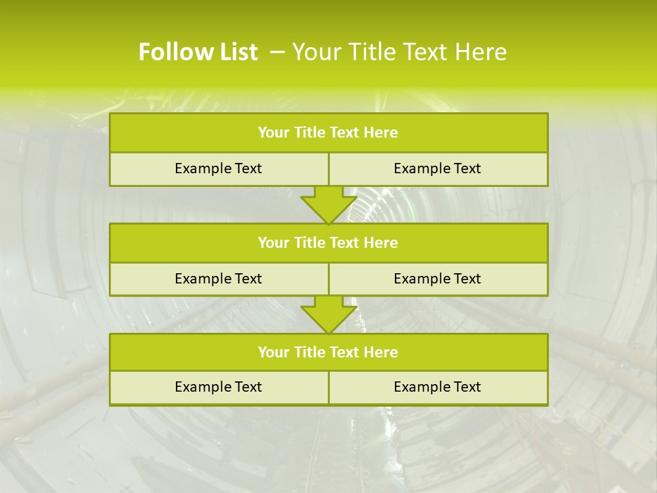 Engineering Tunnel Tbm PowerPoint Template