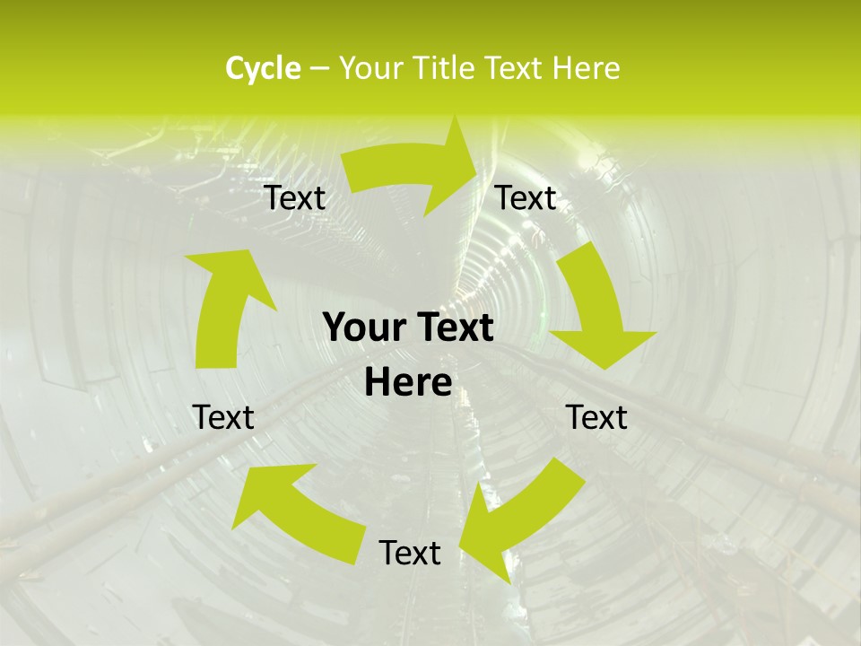 Engineering Tunnel Tbm PowerPoint Template