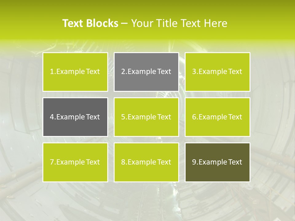 Engineering Tunnel Tbm PowerPoint Template