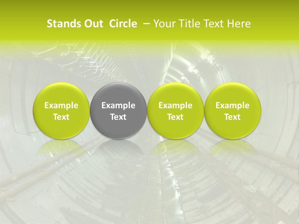 Engineering Tunnel Tbm PowerPoint Template