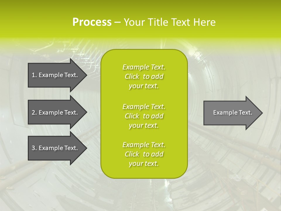 Engineering Tunnel Tbm PowerPoint Template