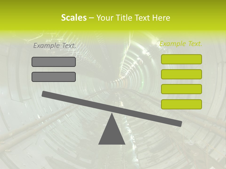 Engineering Tunnel Tbm PowerPoint Template