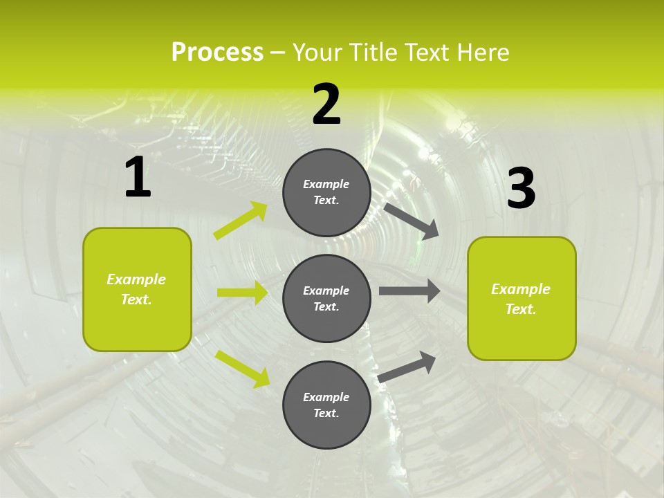 Engineering Tunnel Tbm PowerPoint Template