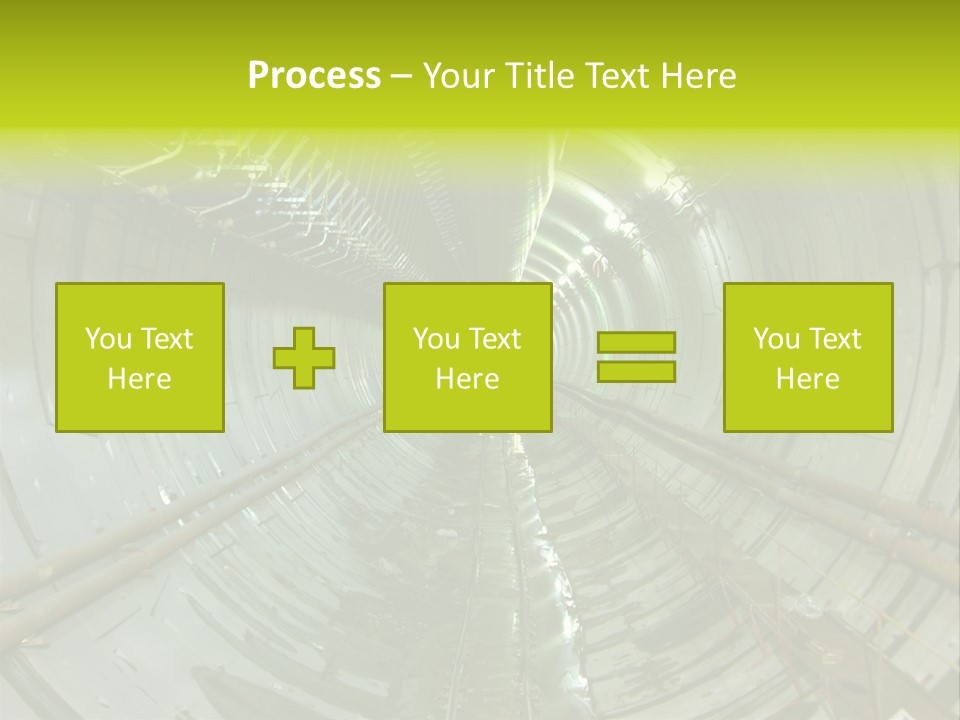 Engineering Tunnel Tbm PowerPoint Template