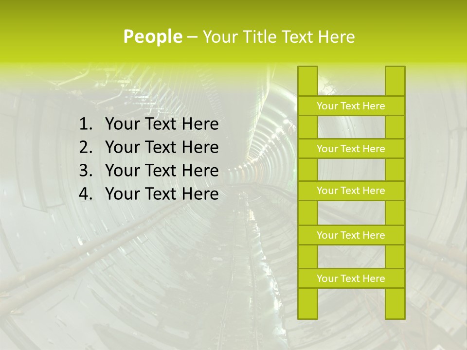 Engineering Tunnel Tbm PowerPoint Template