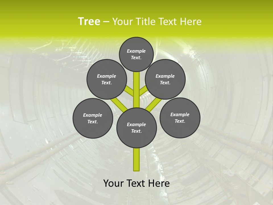 Engineering Tunnel Tbm PowerPoint Template