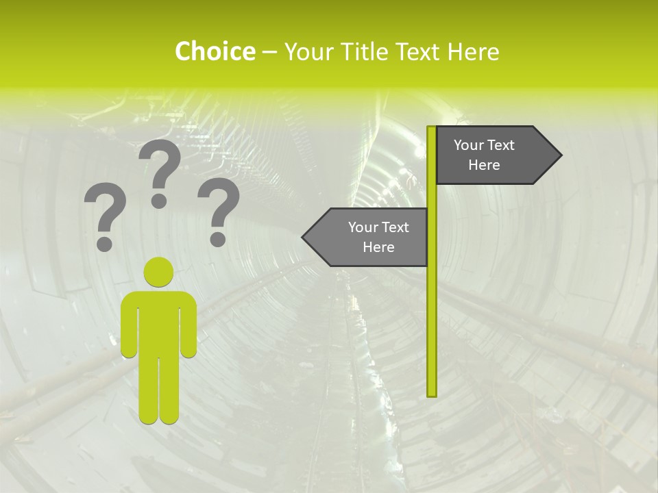 Engineering Tunnel Tbm PowerPoint Template