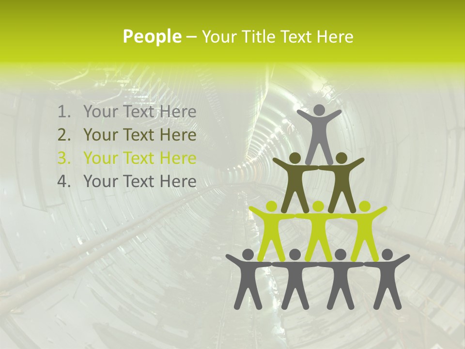 Engineering Tunnel Tbm PowerPoint Template