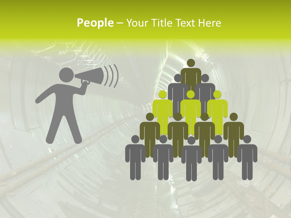 Engineering Tunnel Tbm PowerPoint Template