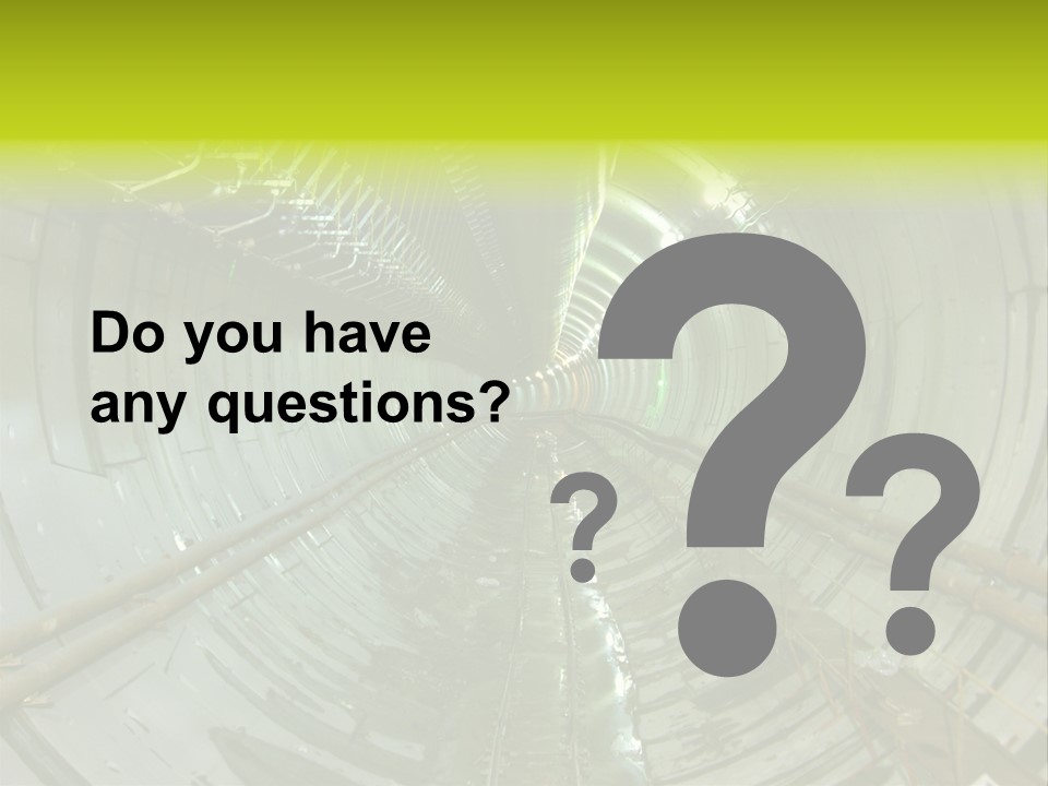 Engineering Tunnel Tbm PowerPoint Template