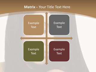 A Beautiful Woman With Long Black Hair Powerpoint Template PowerPoint Template