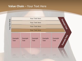 A Beautiful Woman With Long Black Hair Powerpoint Template PowerPoint Template