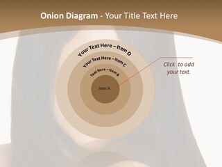 A Beautiful Woman With Long Black Hair Powerpoint Template PowerPoint Template