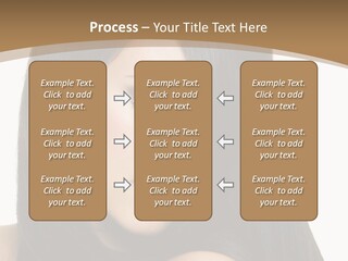 A Beautiful Woman With Long Black Hair Powerpoint Template PowerPoint Template