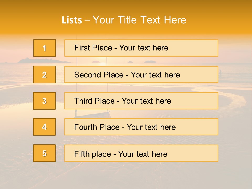Blue Vacation Tourism PowerPoint Template