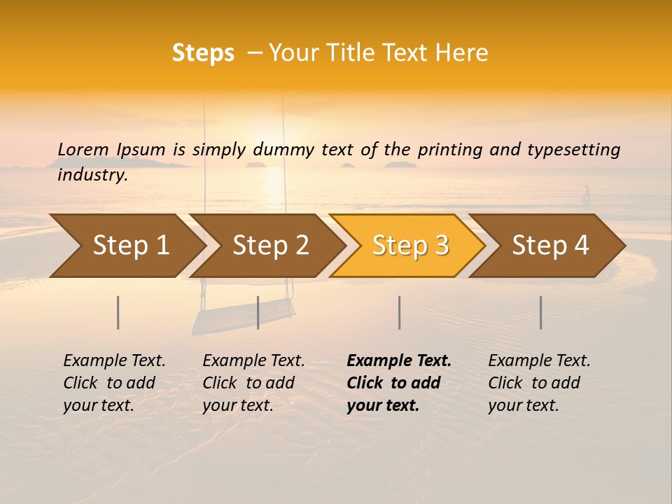 Blue Vacation Tourism PowerPoint Template