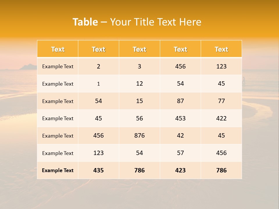 Blue Vacation Tourism PowerPoint Template
